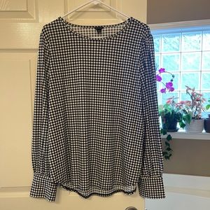 Ann Taylor Gingham Blouse